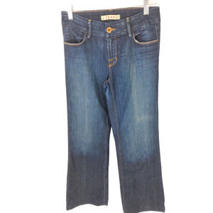 J Brand Dark Wash High Waist Wide Leg Jeans Sz 27